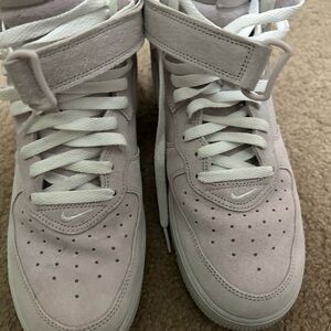 Nike High-Top Sneakers in Light Purple